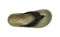 Olukai Nui Men's Leather Beach Sandals - Dk Wood/Clay - Top