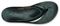 Olukai Kaekae Women's Leather Beach Sandals - Black/Silver - Top