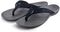 SOLE Men's Balboa Supportive Flip Flop Sandal - Navy/Dark Grey - Alt-front