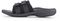 SOLE Women's Mendocino Sport Adjustable Slide - Black - Lateral