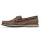 Rockport Perth - Men's Casual Boat Shoe - Taupe Nubuck/be - Left Side
