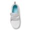 Vionic Aimmy Adjustable Strap Slip-on Sneaker - White - 3 top view