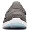 Vionic Aimmy Adjustable Strap Slip-on Sneaker - Charcoal - 6 front view