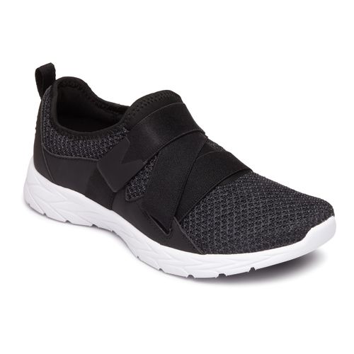 Vionic Aimmy Adjustable Strap Slip-on Sneaker - Black - 1 profile view