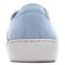 Vionic Avery Pro Orthotic Support Women's Shoe For Nurses - Slip Resistant - Light Blue Suede 5 back view