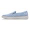Vionic Avery Pro Orthotic Support Women's Shoe For Nurses - Slip Resistant - Light Blue Suede 2 left view