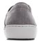 Vionic Avery Pro Orthotic Support Women's Shoe For Nurses - Slip Resistant - Charcoal Suede 5 back view