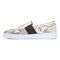 Vionic Demetra Women's Casual Slip-on Sneaker - White Black Snake - 2 left view