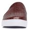 Vionic Demetra Women's Casual Slip-on Sneaker - Wine Croc - 6 front view