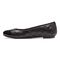 Vionic Desiree Women's Quilted Flat Supportive Dress Shoe - Black - 2 left view