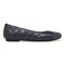 Vionic Desiree Women's Quilted Flat Supportive Dress Shoe - Navy - 4 right view