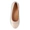 Vionic Desiree Women's Quilted Flat Supportive Dress Shoe - Nude - 3 top view