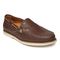 Vionic Greyson Men's Slip On Shoe With Arch Support - Chocolate - 1 profile view