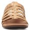 Vionic Harissa Women's Adjustable Orthotic Sandal - Gold Cork - 6 front view