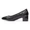 Vionc Ruby Women's Block Heel Dress Shoe - Black - 2 left view
