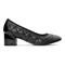 Vionc Ruby Women's Block Heel Dress Shoe - Black - 4 right view