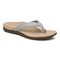 Vionic Casandra Women's Orthotic Sandal - Tide - Light Grey Leather - 1 profile view