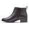 Vionic Clara Women's Ankle Boot - Black Leather 2 left view