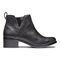 Vionic Clara Women's Ankle Boot - Black Leather 4 right view