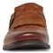 Vionic Harrison Men's Monk Strap Dress Shoe - Dark Tan 6 front view