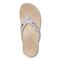 Vionic Lucia Women's Toe-post Orthotic Sandal - Light Grey - Top