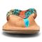 Vionic Lucia Women's Toe-post Orthotic Sandal - Blue Teal