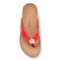 Vionic Pilar Women's Toe Post Platform Sandal - Cherry Woven - 3 top view