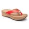 Vionic Pilar Women's Toe Post Platform Sandal - Cherry Woven - 1 profile view