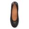 Vionic Robyn Women's Comfort Flat - Black Leather - 3 top view