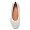Vionic Robyn Women's Comfort Flat - White Leather - 3 top view