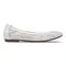 Vionic Robyn Women's Comfort Flat - White Leather - 4 right view