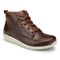 Vionic Shawna Women's Comfort Boot - Brown Leather - 1 profile view