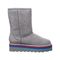 Bearpaw Retro Elle Short Women's Winter Boot -  2486w Gray Fog alt1 zoom