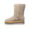 Bearpaw Retro Elle Short Women's Winter Boot -  2486w Oat alt2 zoom