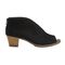 Earth Shoes Calgary Quebec Women's Close Back / Open Toe Comfort Sh - Black Multi - Side