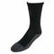 Loose Fit Stays Up - Merino Wool Crew Sock - 2 Pack - Men's / Women's - Black