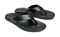 Olukai Nalukai Men's Leather Beach Sandals - Black / Black - Pair