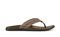 Olukai Hawaiiloa Kia Ihu Men's Leather Beach Sandals - Taupe Grey / Husk - Side