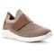 Propet TravelBound Strap Women's Hook & Loop Fashion Sneakers - Smoked Taupe - Angle
