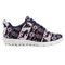 Propet TravelActiv SE Women's Lace Up Fashion Sneakers - Navy Reindeer - Outer Side