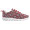 Propet TravelActiv SE Women's Lace Up Fashion Sneakers - Red Poinsettia - Outer Side