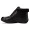 Propet Harlow Women's Hook & Loop Boots - Black - Instep Side