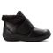 Propet Harlow Women's Hook & Loop Boots - Black - Outer Side
