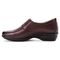 Propet Autumn Women's Hook & Loop Loafers - Chocolate - Instep Side