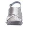 Propet Luna Women's Buckle Sandals - Silver - Front