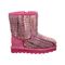 Bearpaw Elle Toddler Zipper Boot  638 - Party Pink - Side View