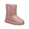 Bearpaw Elle Toddler Zipper Boot  636 - Pink Glitter - Profile View