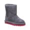Bearpaw Elle Toddler Zipper Boot  903 - Charcoal/pomberry - Profile View