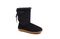 Pendleton Women's Hacienda Slipper Boot Suede Wool Bootie - Black - Angle