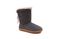 Pendleton Women's Hacienda Slipper Boot Suede Wool Bootie - Steel Gray - Angle